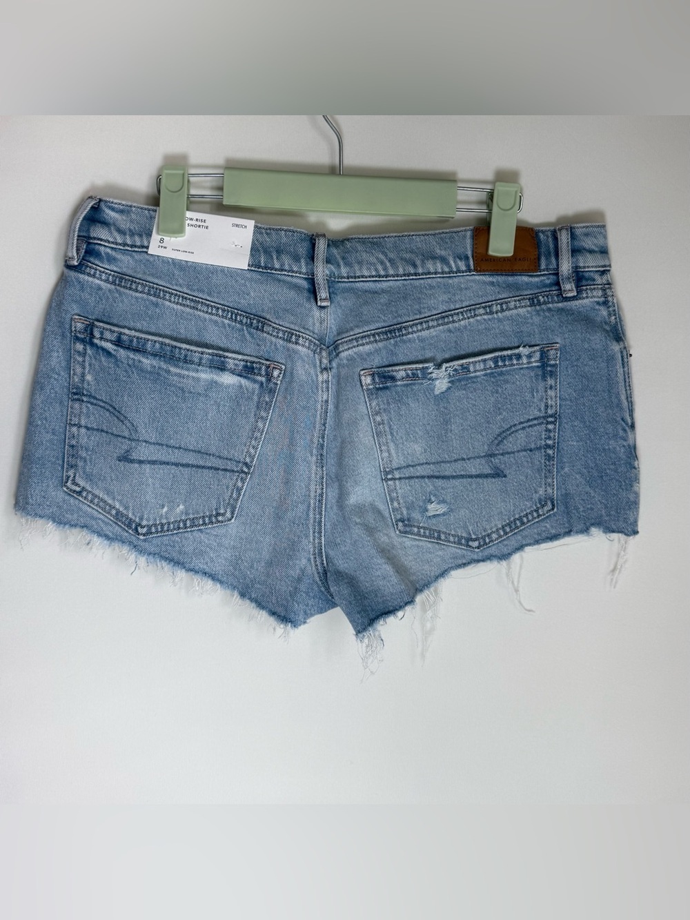 American Eagle Super Low-Rise Perfect Shortie • NWT • Women’s size 8 - Picture 3 of 5
